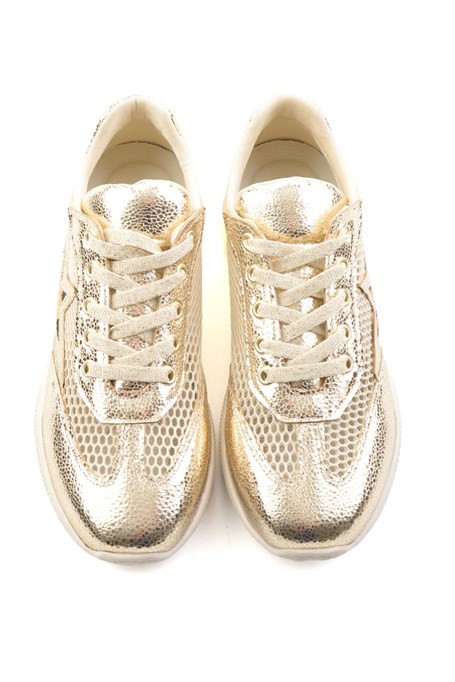 Altın  Kadın Sneaker K01313003309