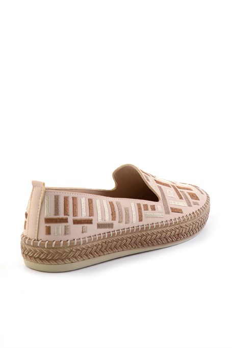 Bej Bej Çok Renkli  Kadın Espadril K01309600504