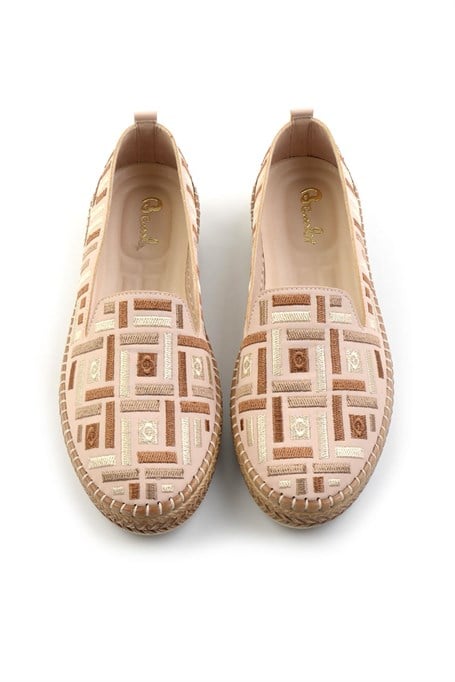 Bej Bej Çok Renkli  Kadın Espadril K01309600504