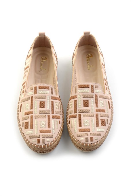 Bej Bej Çok Renkli  Kadın Espadril K01309600504