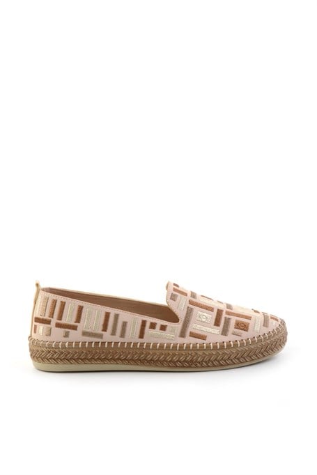 Bej Bej Çok Renkli  Kadın Espadril K01309600504