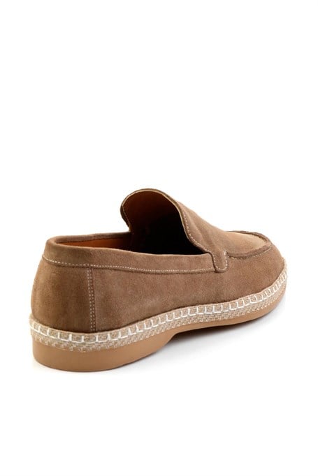 Bej Hakiki Deri Erkek Espadril E01079709502