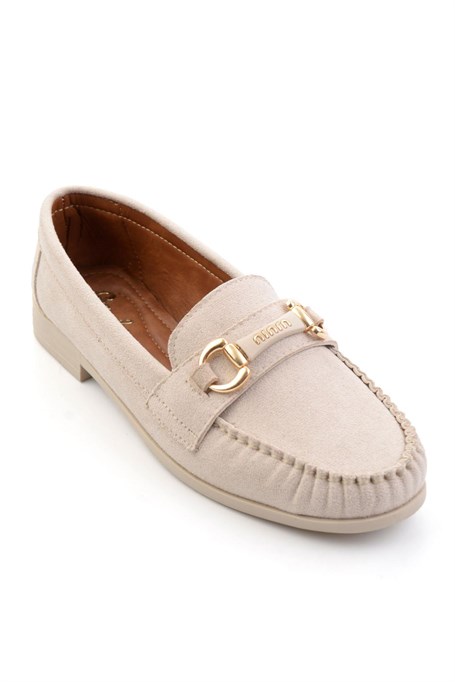 Bej  Kadın Loafer Ayakkabı K01140006872