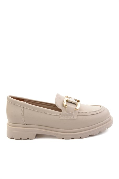 Bej  Kadın Loafer Ayakkabı K01179002009