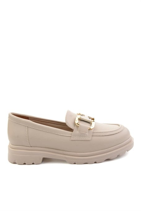 Bej  Kadın Loafer Ayakkabı K01179002009