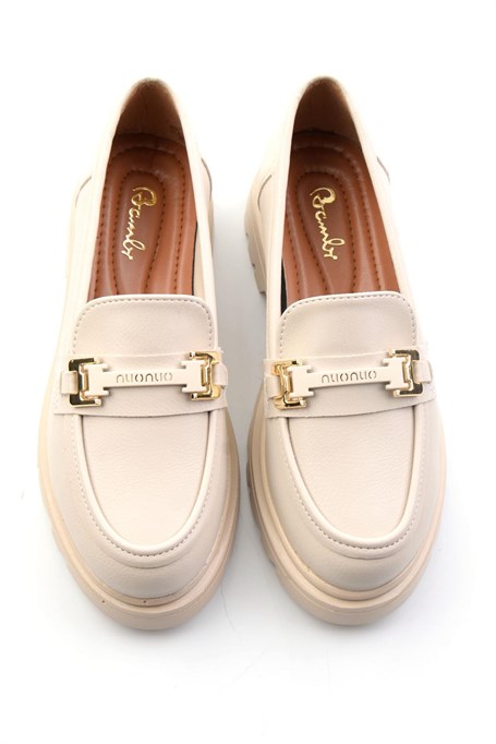 Bej  Kadın Loafer Ayakkabı K01179828109