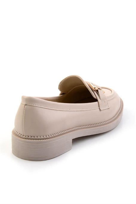 Bej  Kadın Loafer Ayakkabı K01216100009