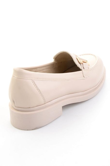 Bej  Kadın Loafer Ayakkabı K01257050309