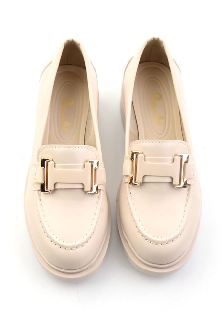 Bej  Kadın Loafer Ayakkabı K01257050309