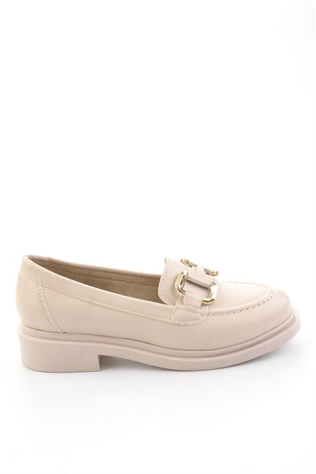 Bej  Kadın Loafer Ayakkabı K01257068209