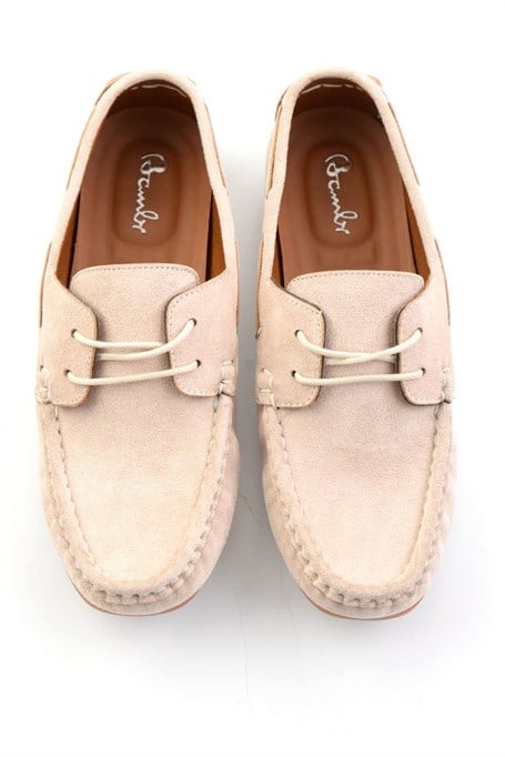 Bej  Kadın Loafer Ayakkabı K01309000572