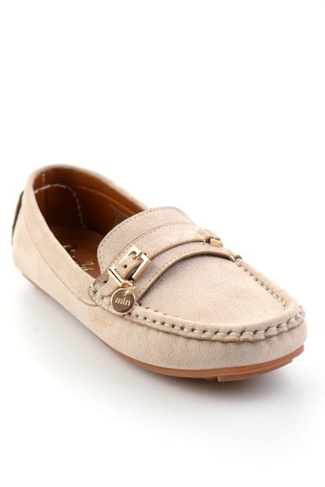 Bej  Kadın Loafer Ayakkabı K01309000772