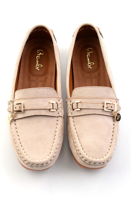 Bej  Kadın Loafer Ayakkabı K01309000772