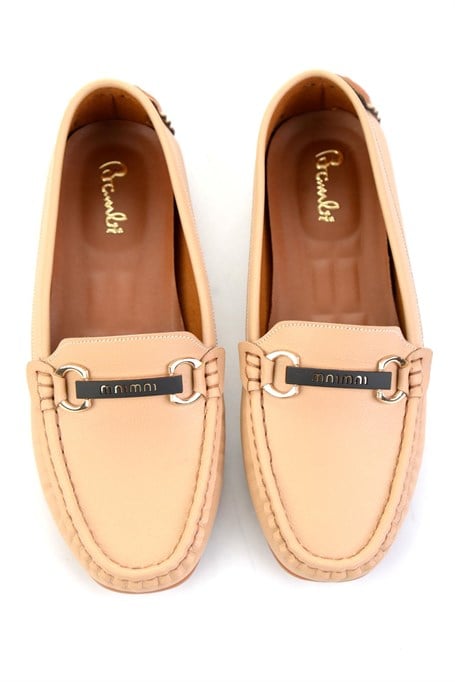 Bej  Kadın Loafer Ayakkabı K01309100509