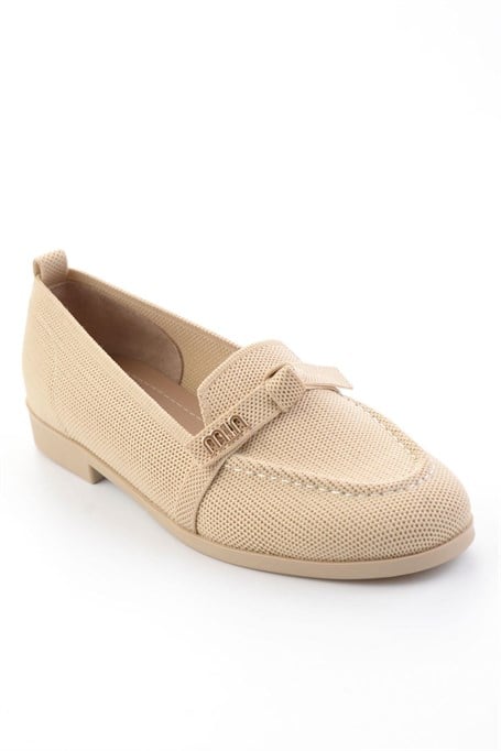 Bej  Kadın Loafer Ayakkabı K01327025182
