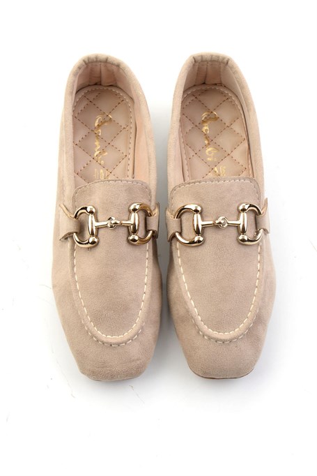 Bej  Kadın Loafer Ayakkabı K01360060072