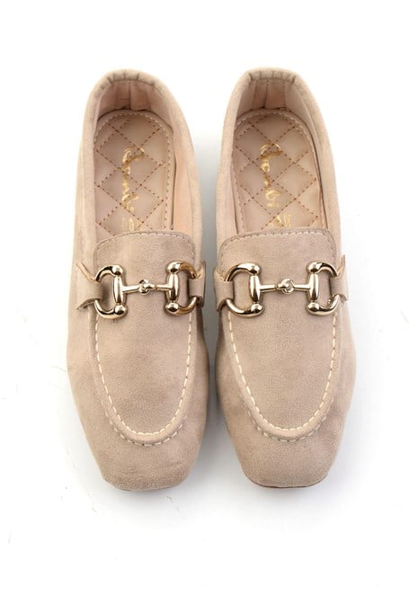 Bej  Kadın Loafer Ayakkabı K01360060072