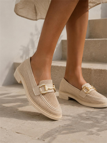 Bej  Kadın Loafer Ayakkabı K01362245682
