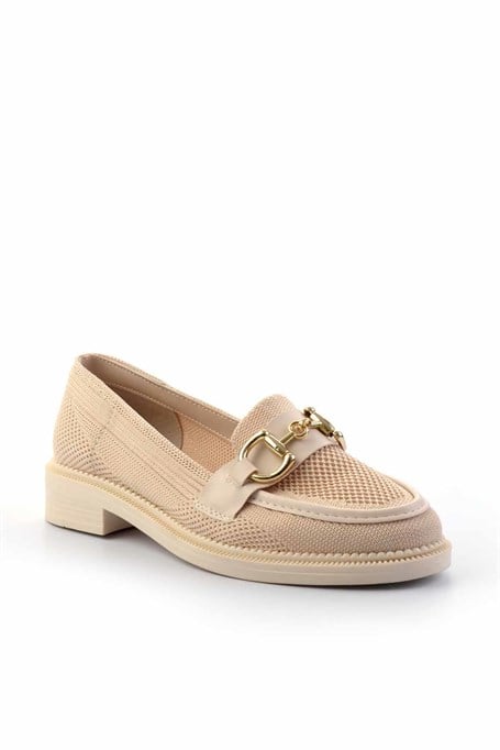 Bej  Kadın Loafer Ayakkabı K01362245882