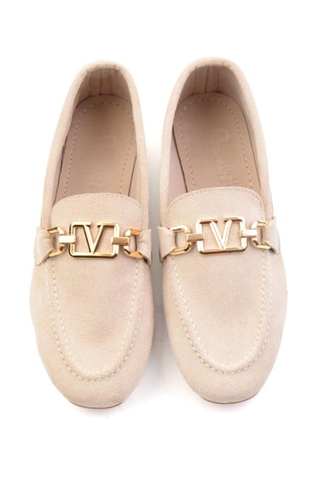Bej  Kadın Loafer Ayakkabı K01503727102