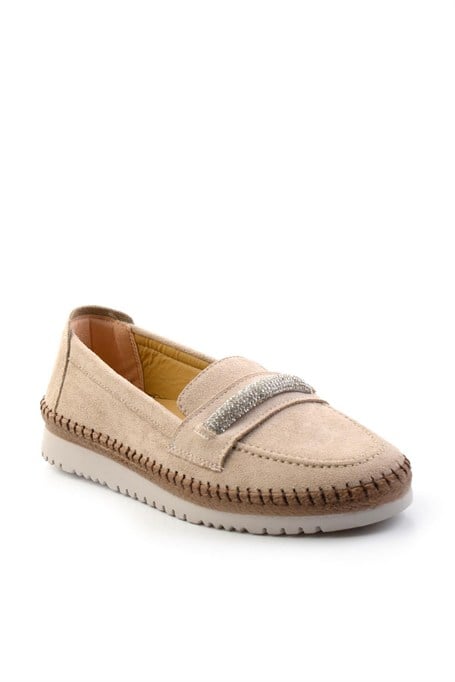 Bej  Kadın Loafer Ayakkabı K01536999902