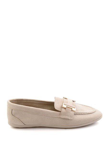 Bej  Kadın Loafer Ayakkabı K01542380672