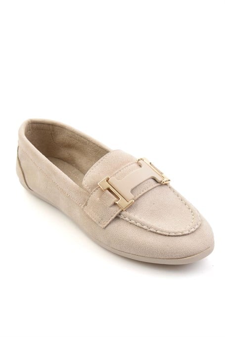 Bej  Kadın Loafer Ayakkabı K01542380672