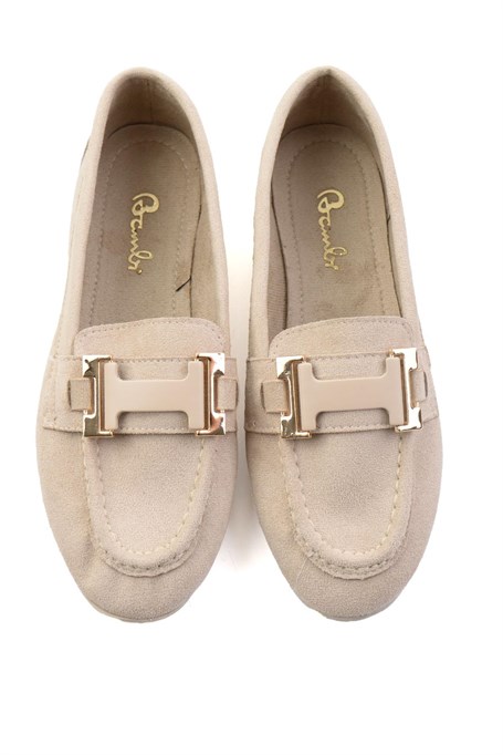 Bej  Kadın Loafer Ayakkabı K01542380772