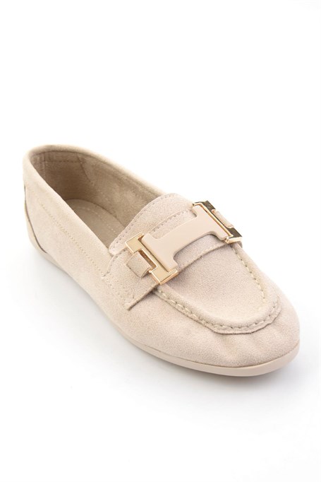 Bej  Kadın Loafer Ayakkabı K01542380772