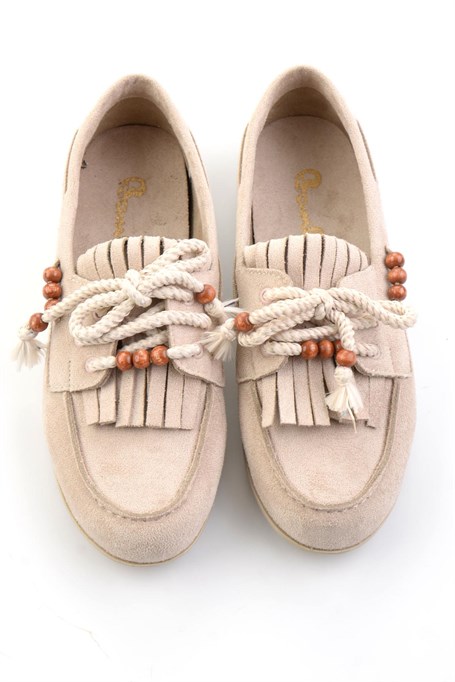 Bej  Kadın Loafer Ayakkabı K01566004872