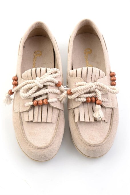 Bej  Kadın Loafer Ayakkabı K01566004872
