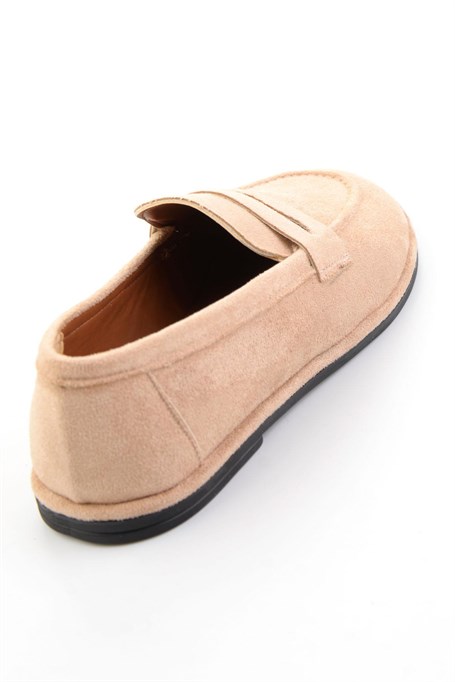 Bej  Kadın Loafer Ayakkabı K01606034372