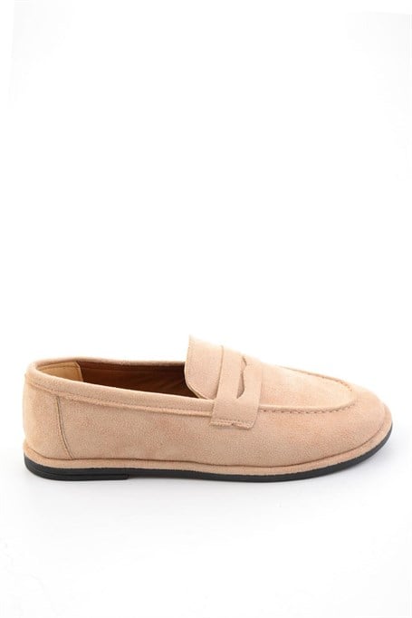 Bej  Kadın Loafer Ayakkabı K01606034372