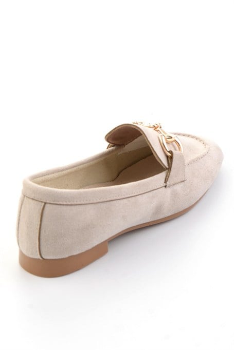 Bej  Kadın Loafer Ayakkabı K01688011002