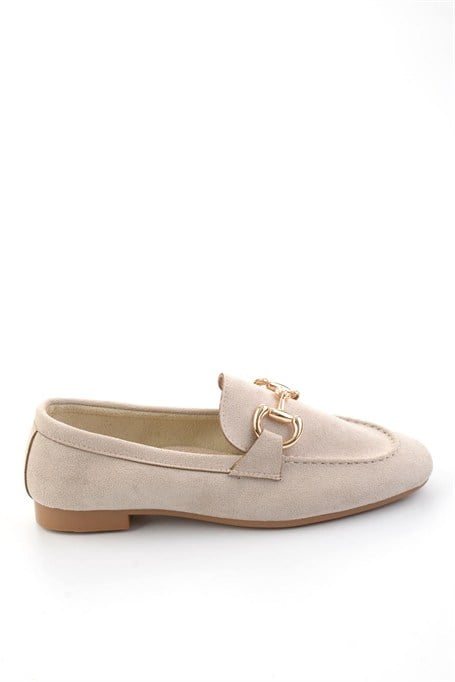 Bej  Kadın Loafer Ayakkabı K01688011002