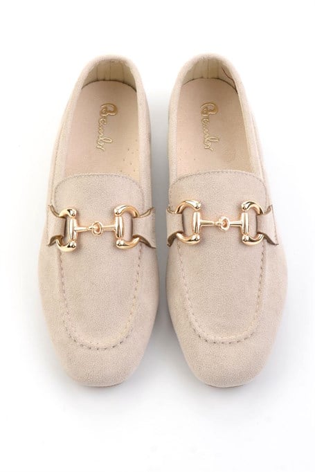 Bej  Kadın Loafer Ayakkabı K01688011002