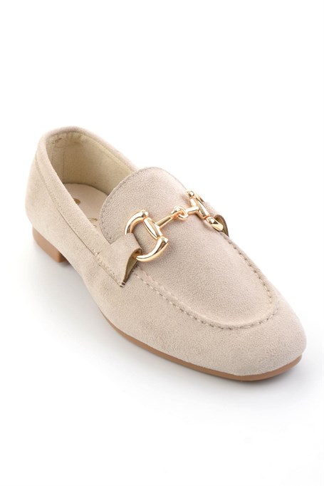 Bej  Kadın Loafer Ayakkabı K01688011002