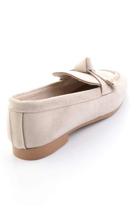 Bej  Kadın Loafer Ayakkabı K01688011572
