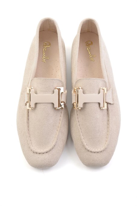 Bej  Kadın Loafer Ayakkabı K01688012272