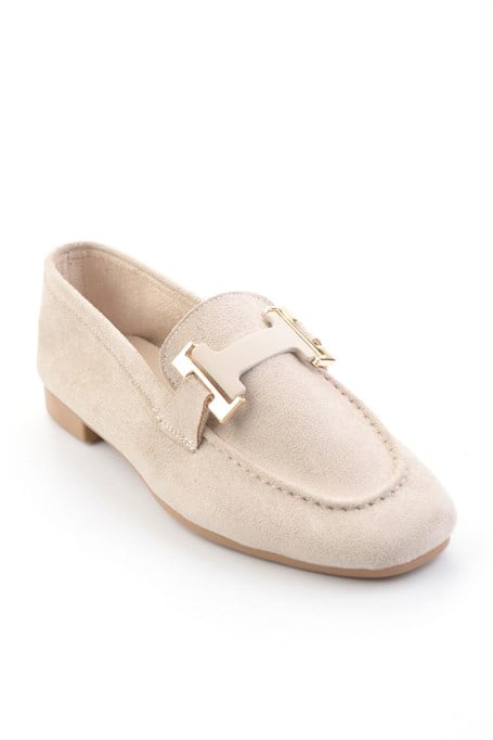 Bej  Kadın Loafer Ayakkabı K01688012272