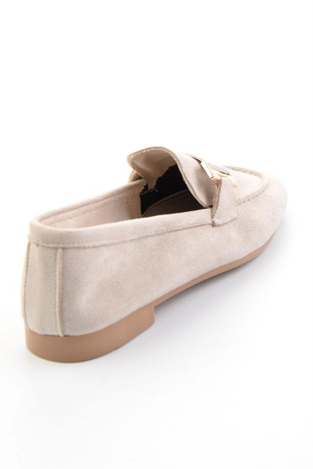 Bej  Kadın Loafer Ayakkabı K01688012272