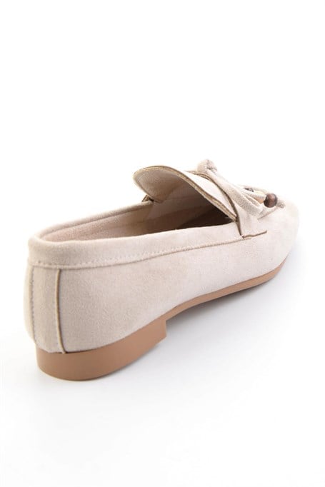 Bej  Kadın Loafer Ayakkabı K01688012672