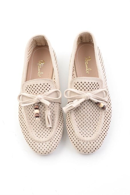 Bej  Kadın Loafer Ayakkabı K01688012772