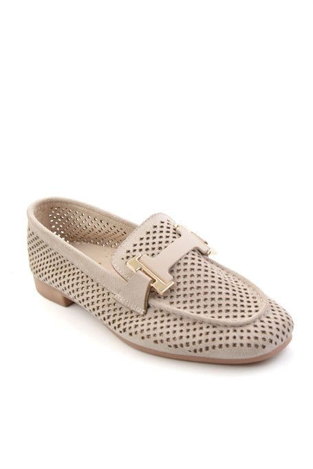 Bej  Kadın Loafer Ayakkabı K01688012872