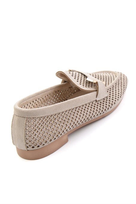 Bej  Kadın Loafer Ayakkabı K01688012872