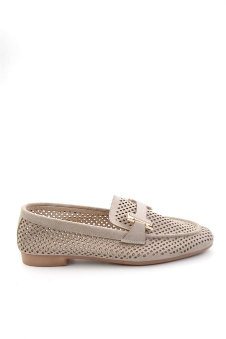 Bej  Kadın Loafer Ayakkabı K01688012872