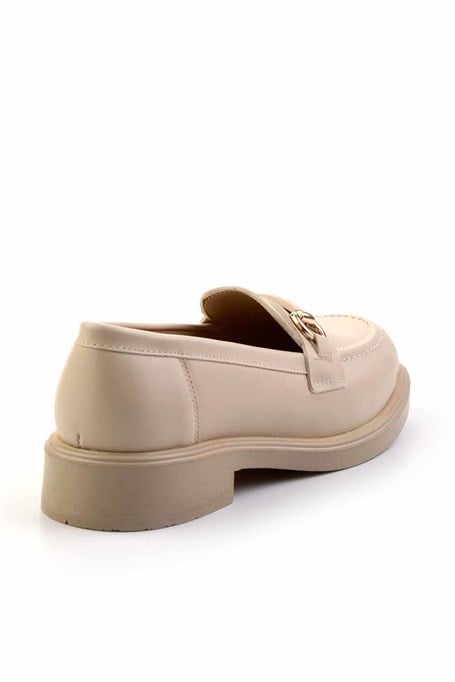 Bej  Kadın Loafer Ayakkabı K01714130009