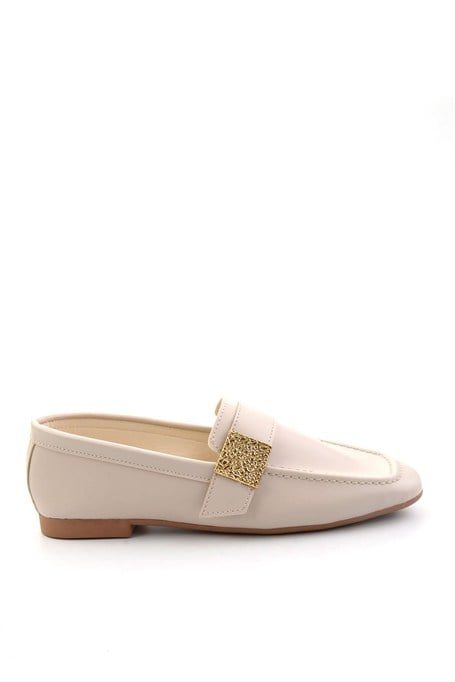 Bej  Kadın Loafer Ayakkabı K01879251409