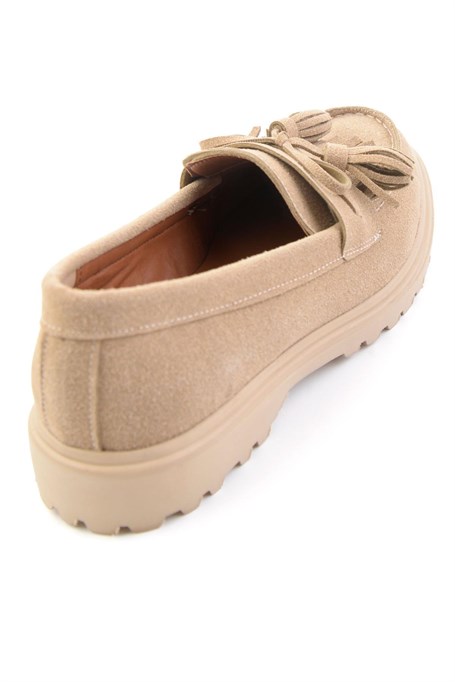Bej  Kadın Loafer Ayakkabı K01936000172