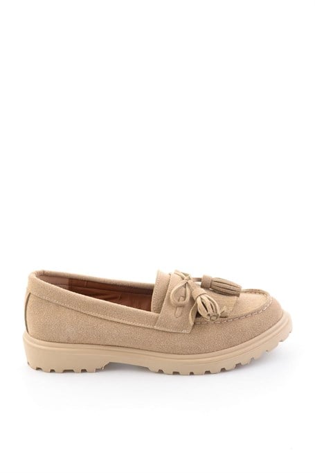 Bej  Kadın Loafer Ayakkabı K01936000172
